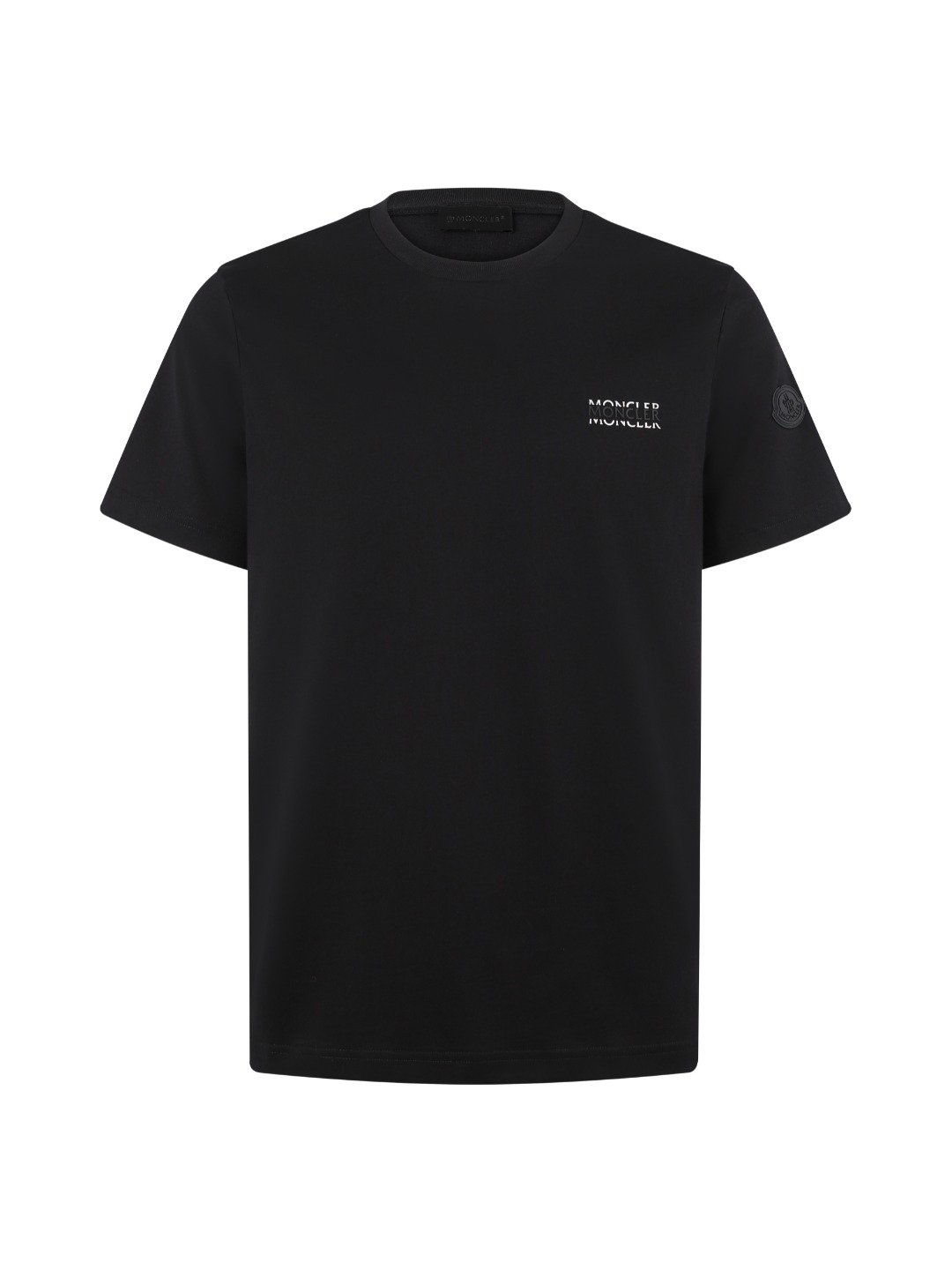 MONCLER 26SS Cotton Logo Embroidered Knit T-shirt M6051403 - Image 6