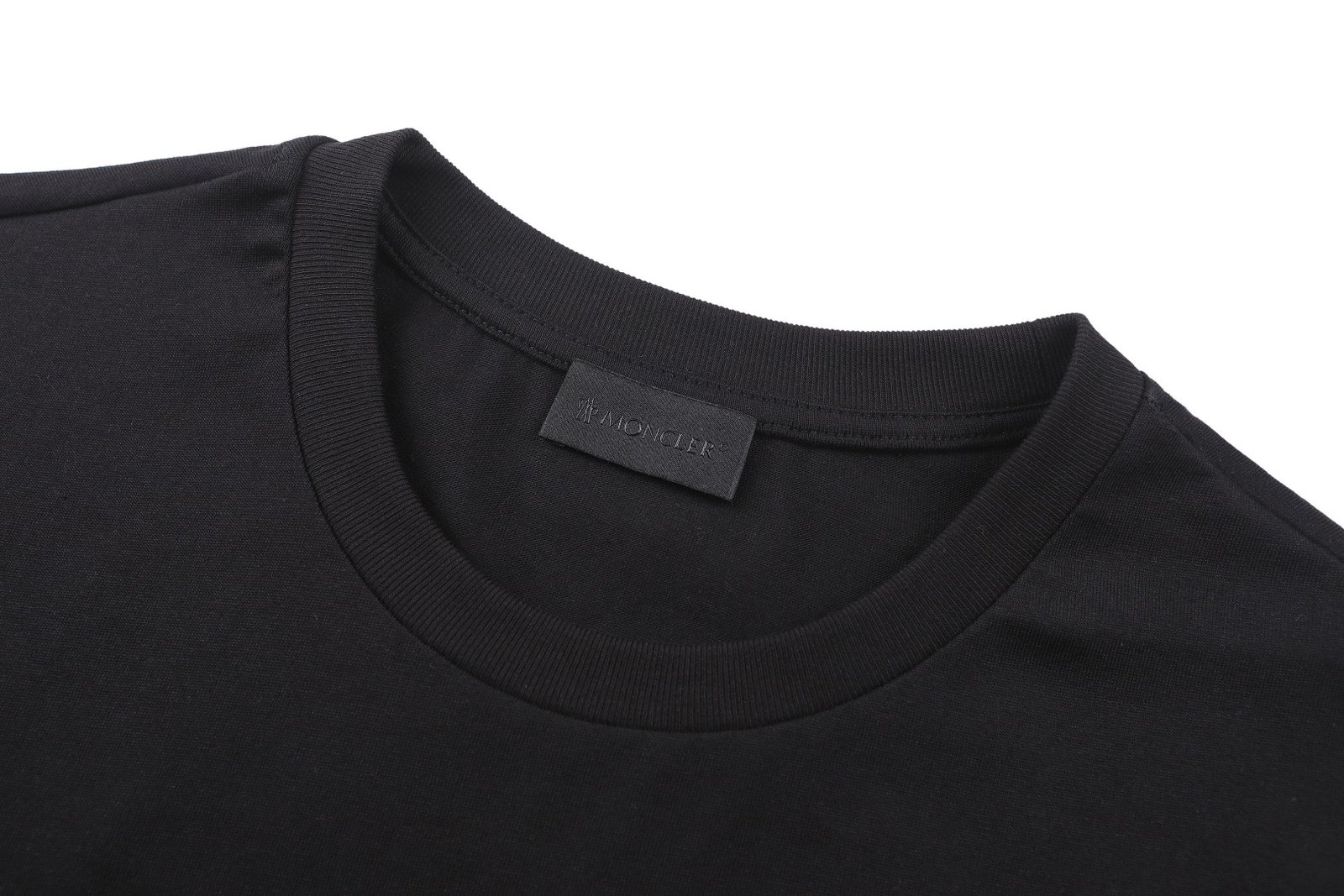 MONCLER 26SS Cotton Logo Embroidered Knit T-shirt M6051403 - Image 11