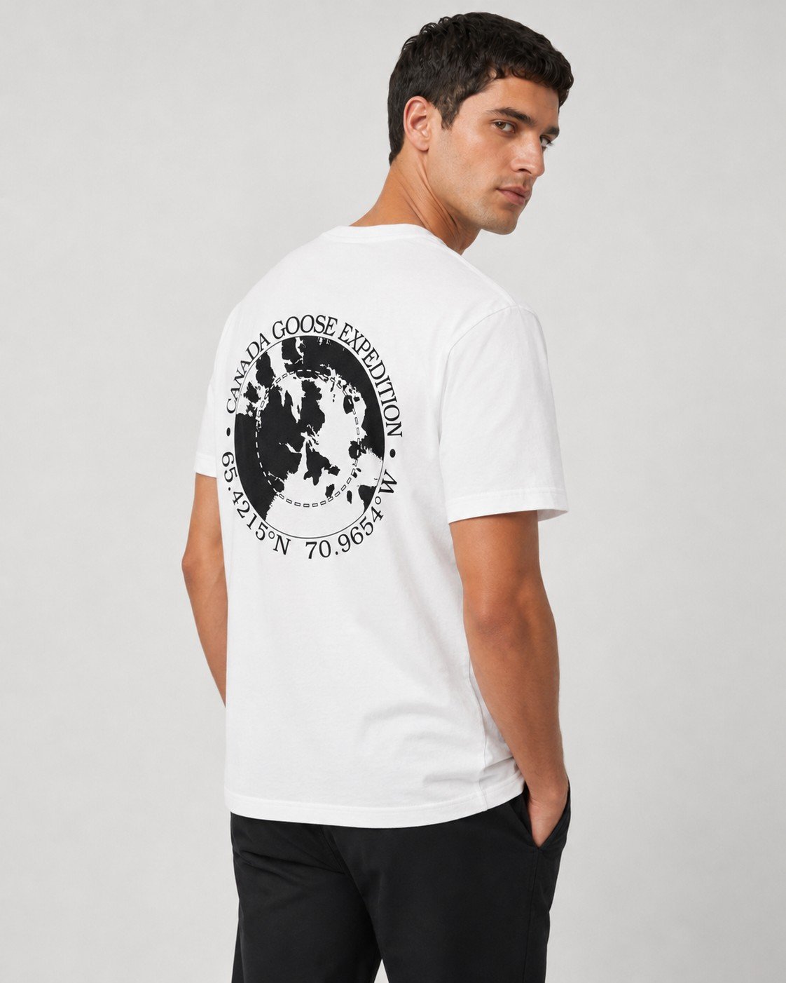 Printed pattern short-sleeved T-shirt M6051802 - Image 3