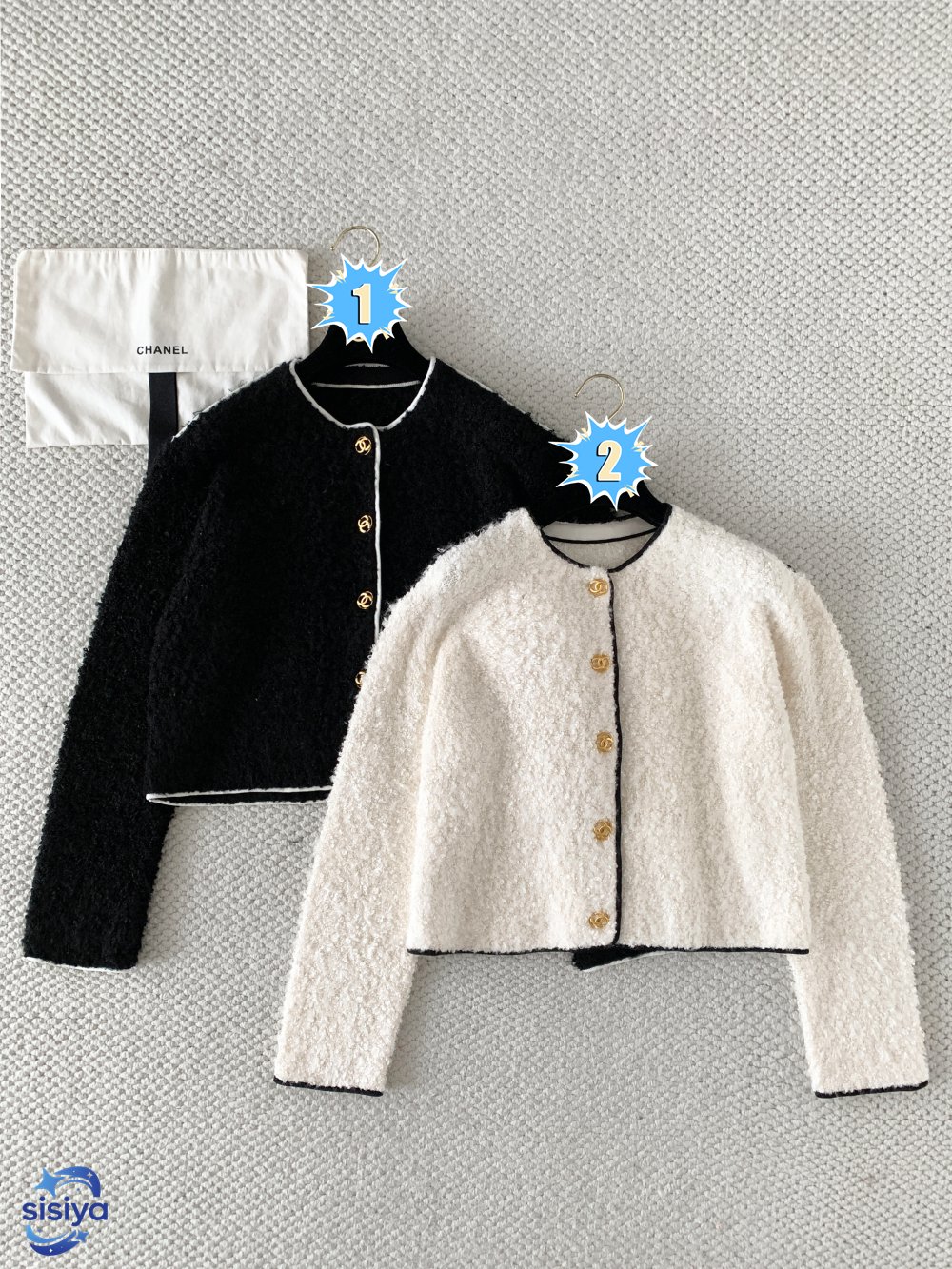 Chanel Knitted Tweed Short Jacket W6051401