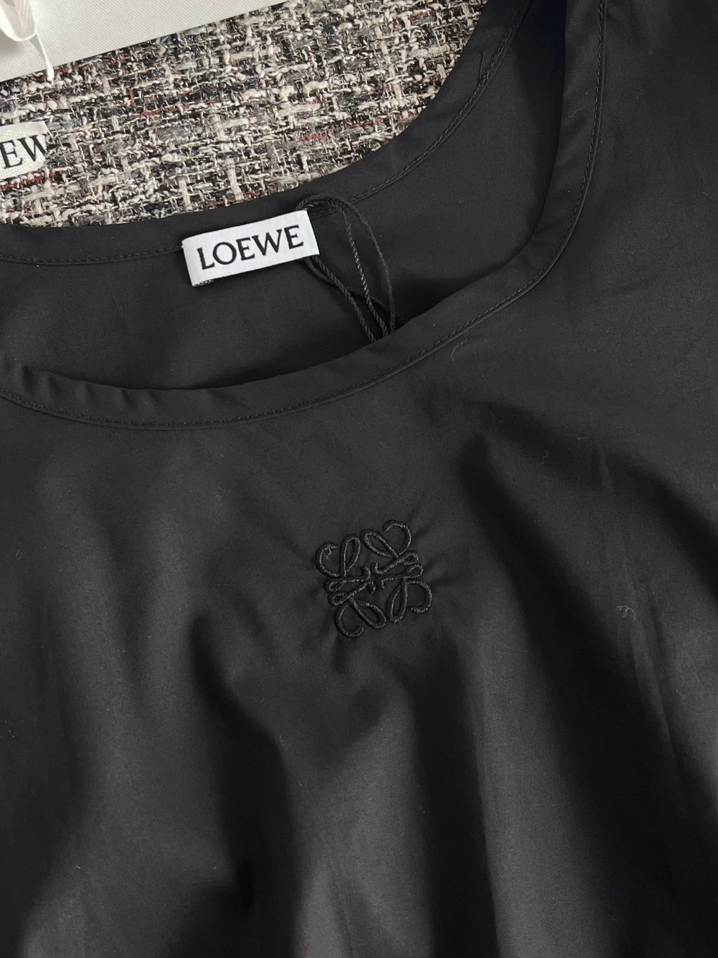 LOEWE Cotton Blouse Mini Dress W6051403 - Image 4