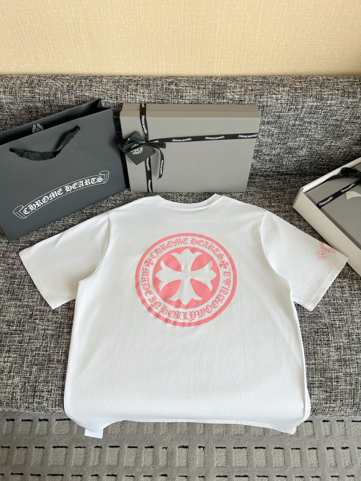 Chrome Hearts lettered short-sleeved pocket T-shirt W6051504 - Image 5