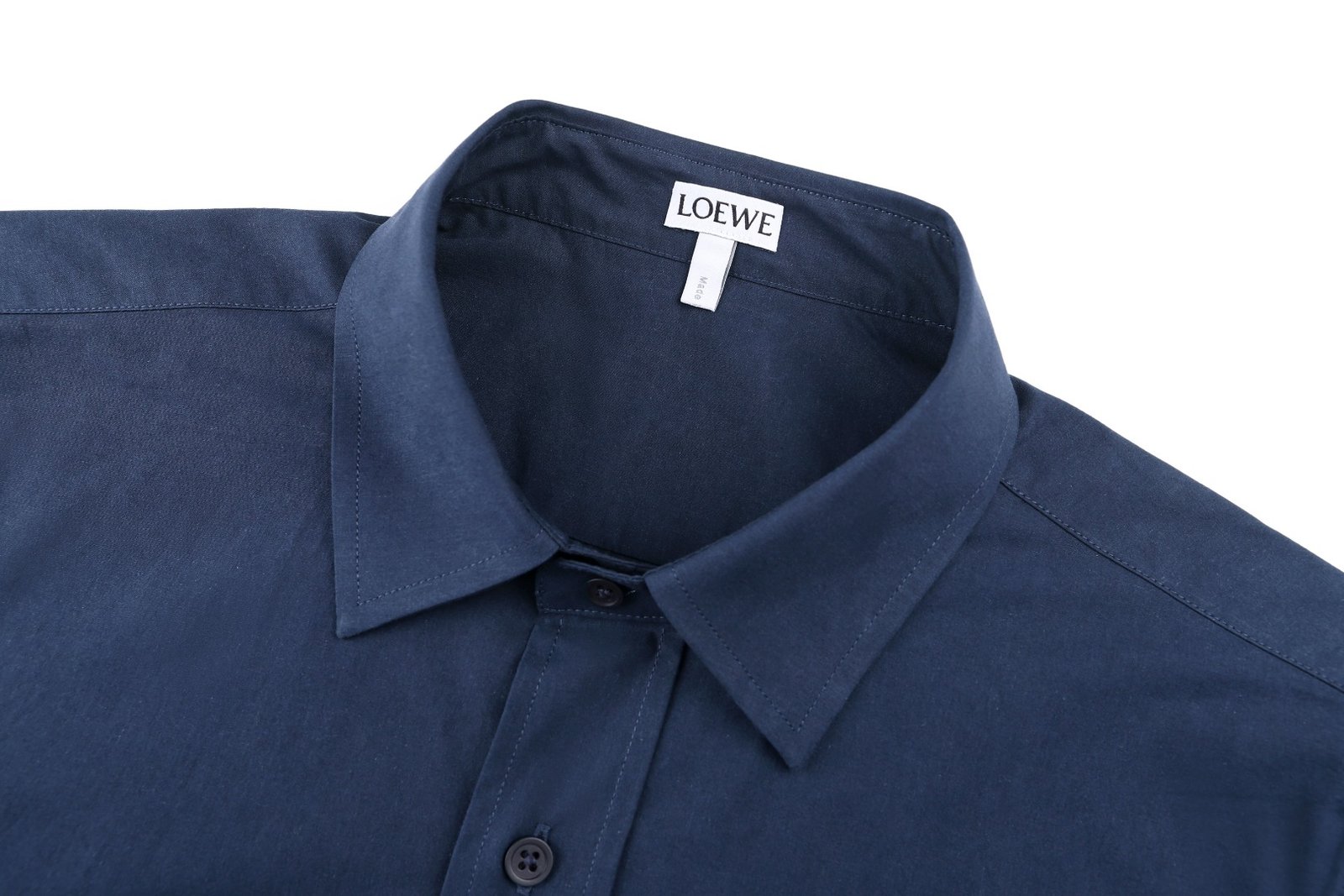 LOEWE 26SS Cotton Embroidered LOGO Logo Long-Sleeved Shirt M6051902 - Image 10