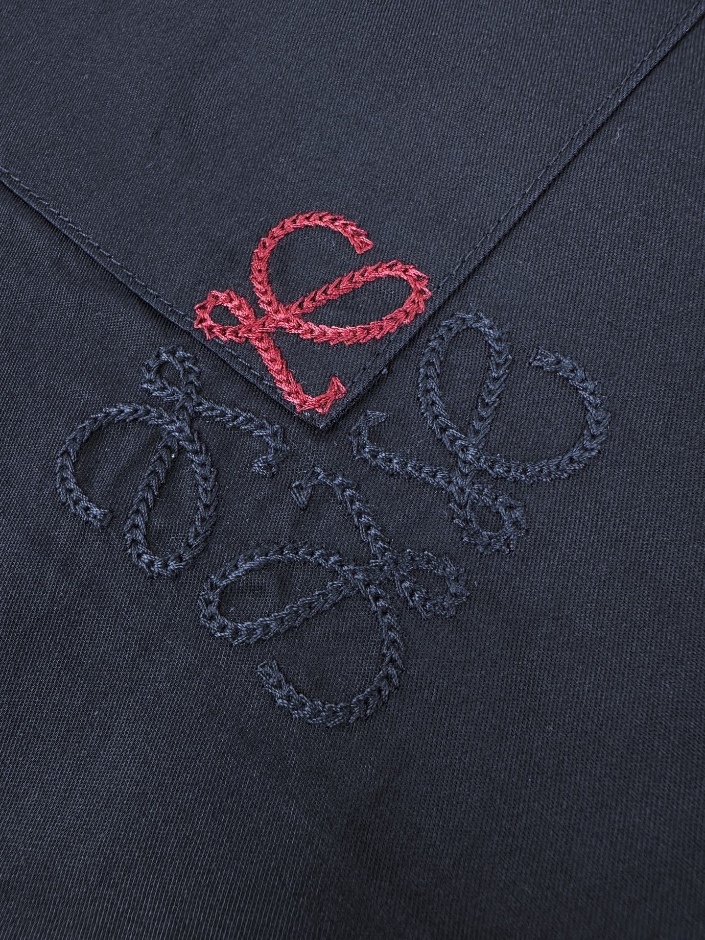 Loewe Anagram Two-color Embroidered Patch Pocket Shirt M6052106 - Image 9