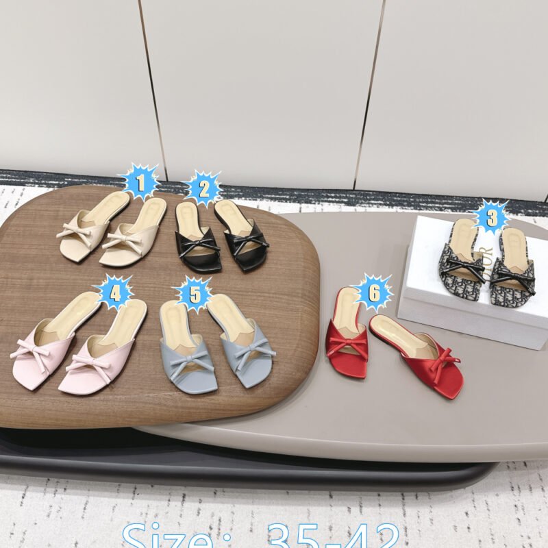 Dior bow flat sandals B6052102