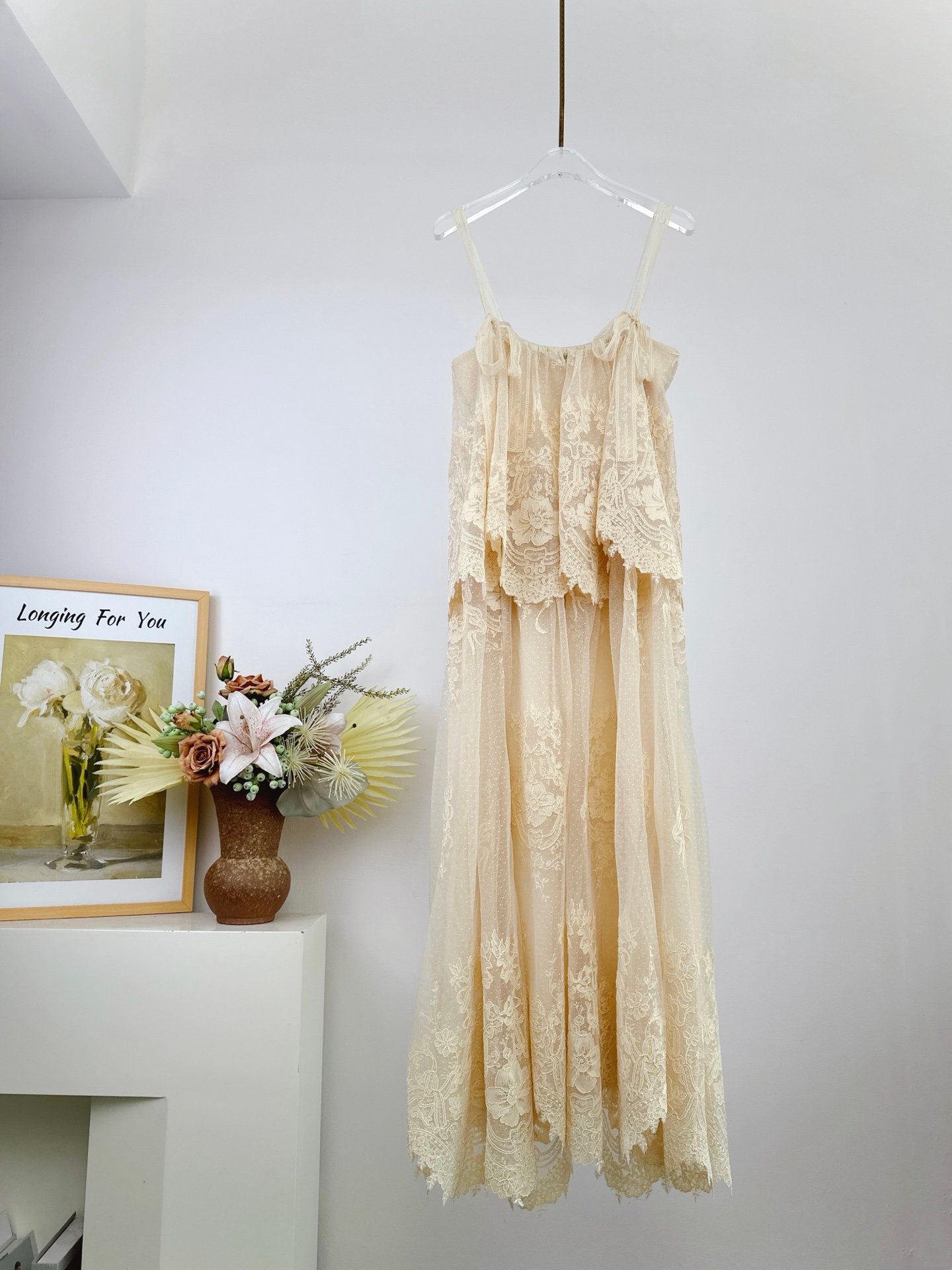 ZIMMERMANN Tiered lace midi dress W6052703 - Image 3