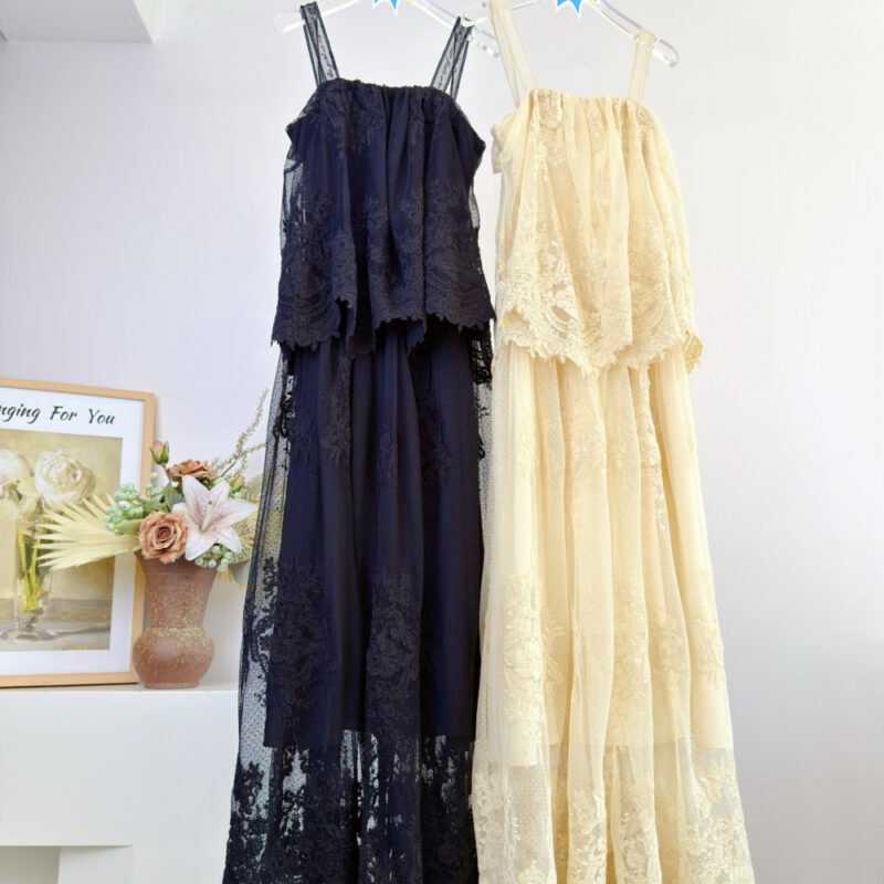 ZIMMERMANN Tiered lace midi dress W6052703