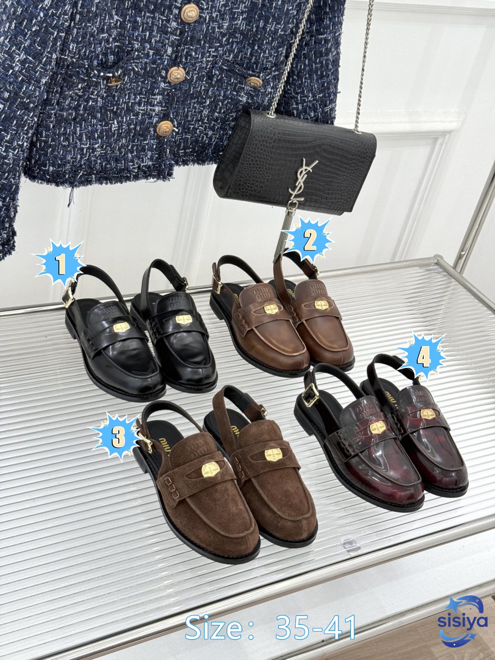 Miu Miu Penny Loafers B6052704