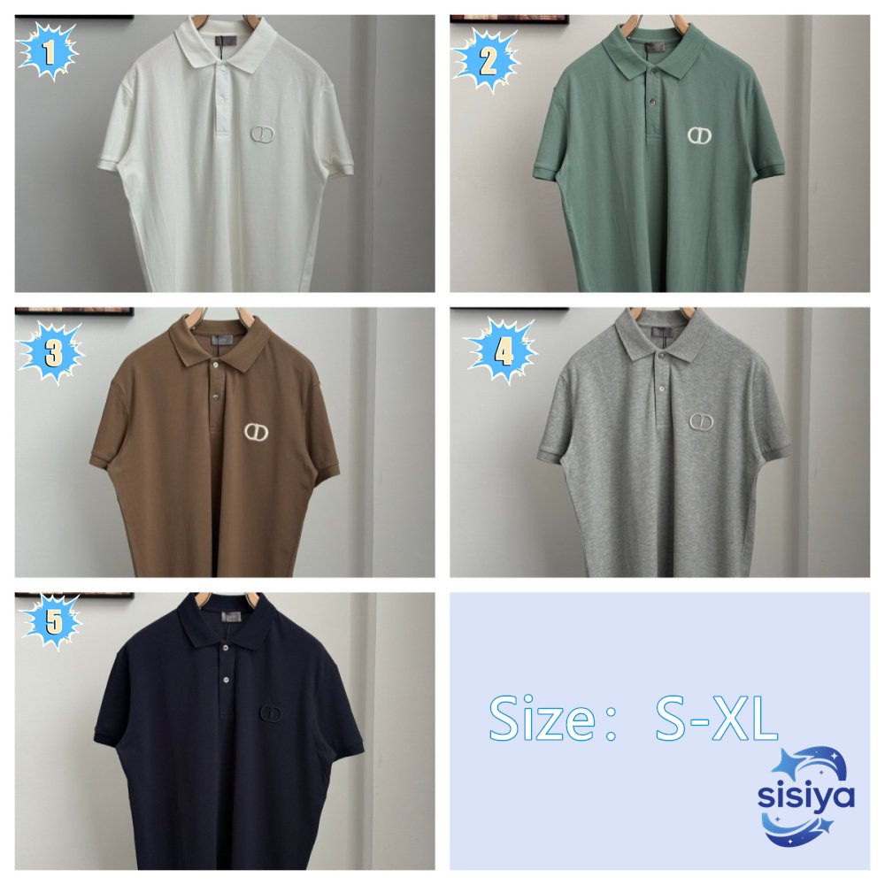 Dior style CD embroidered Polo shirt M6050306