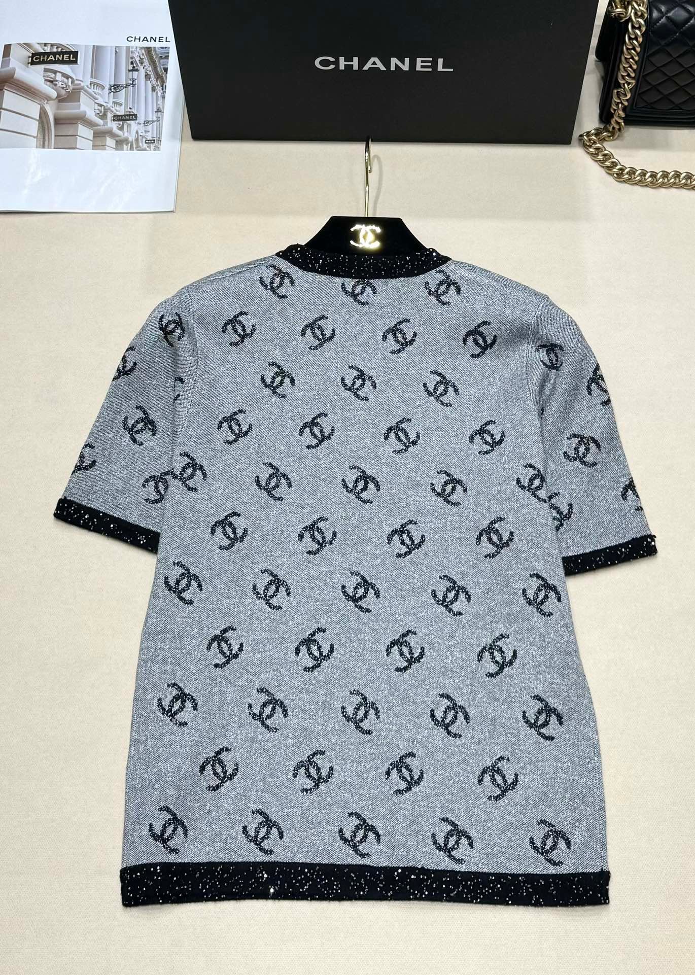 Chanel Knitted Short-Sleeved Top W6060201 - Image 5
