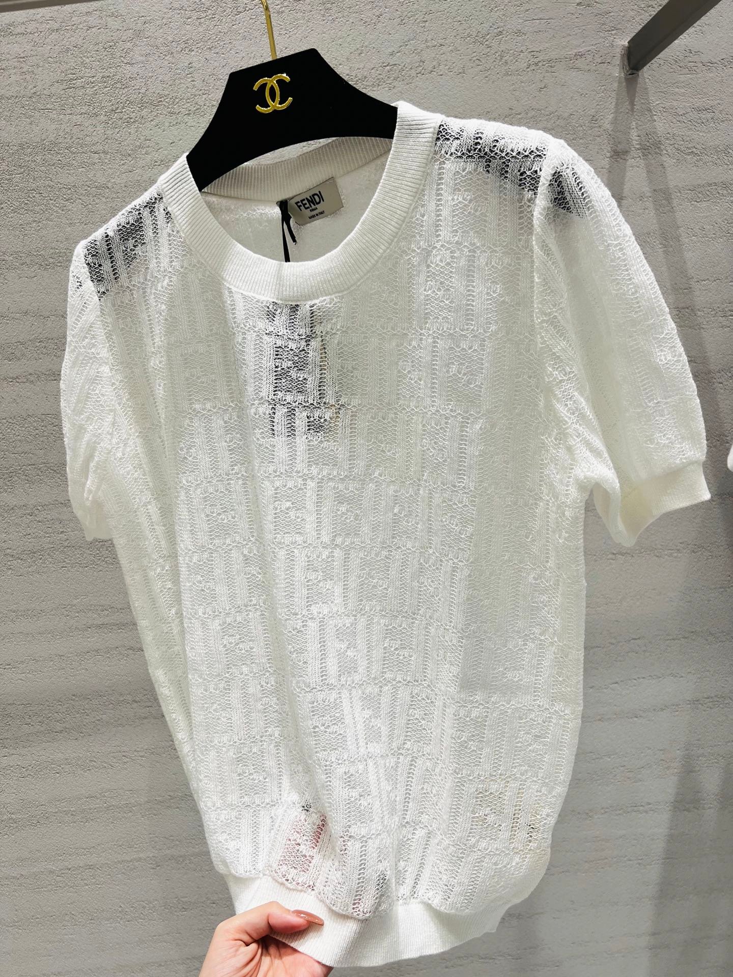 FENDI Sweater - White W6060303 - Image 4