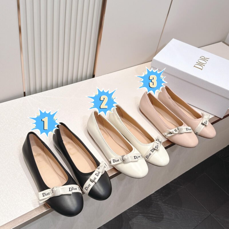 Dior sheepskin ballet flats J'Adior B6060402
