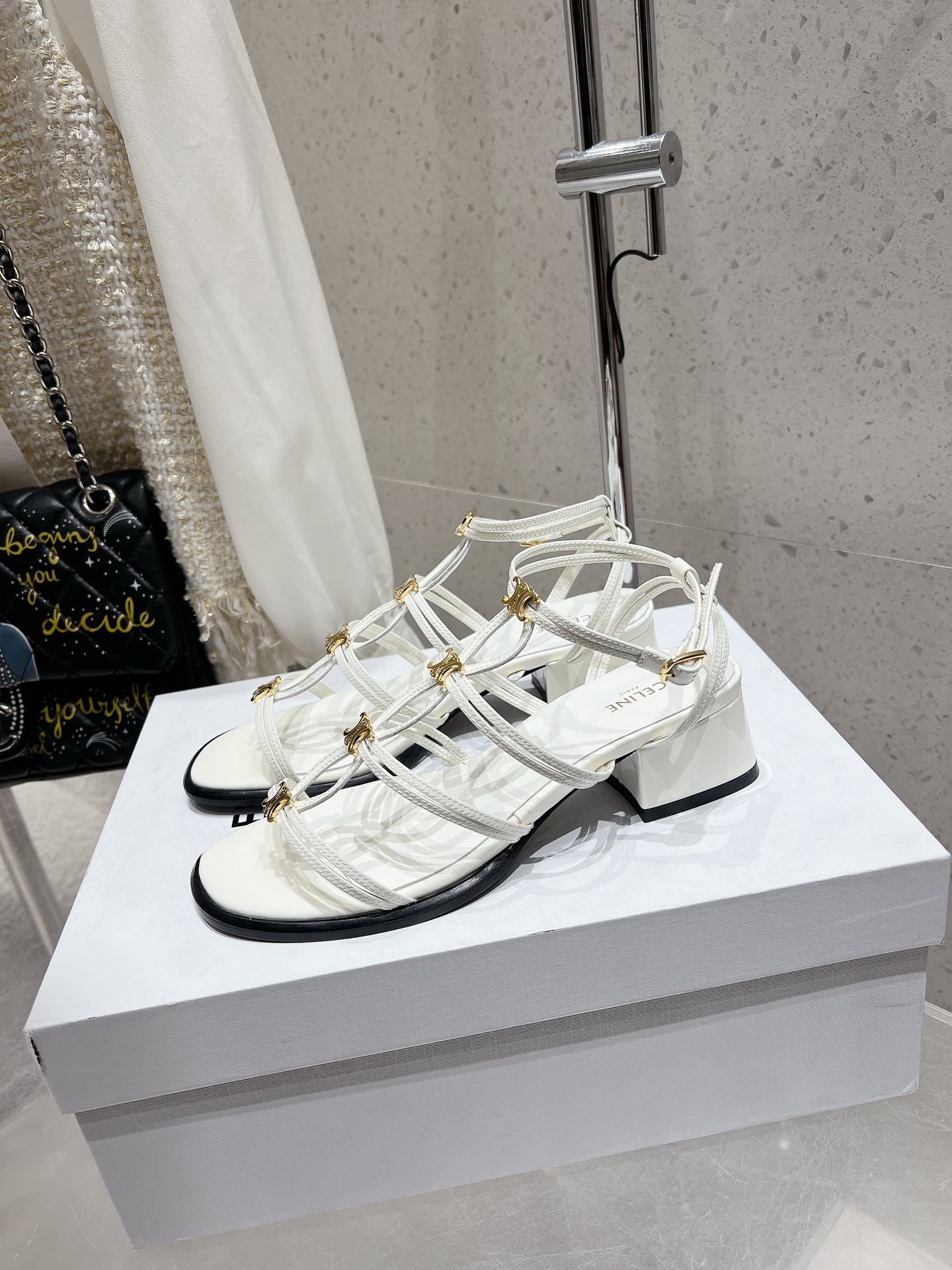 Celine Clemence platform sandals B6060403 - Image 3