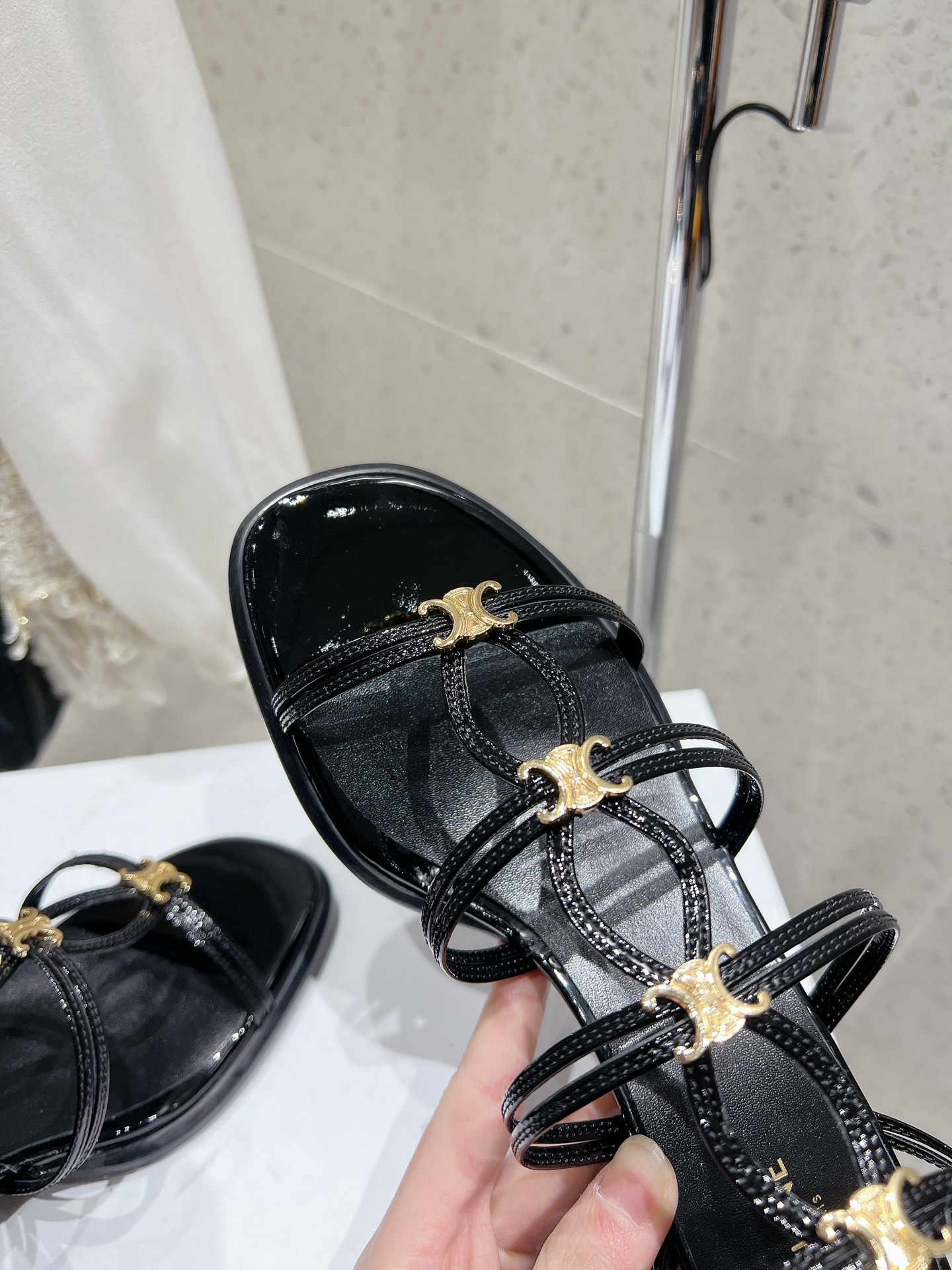 Celine Clemence platform sandals B6060403 - Image 6