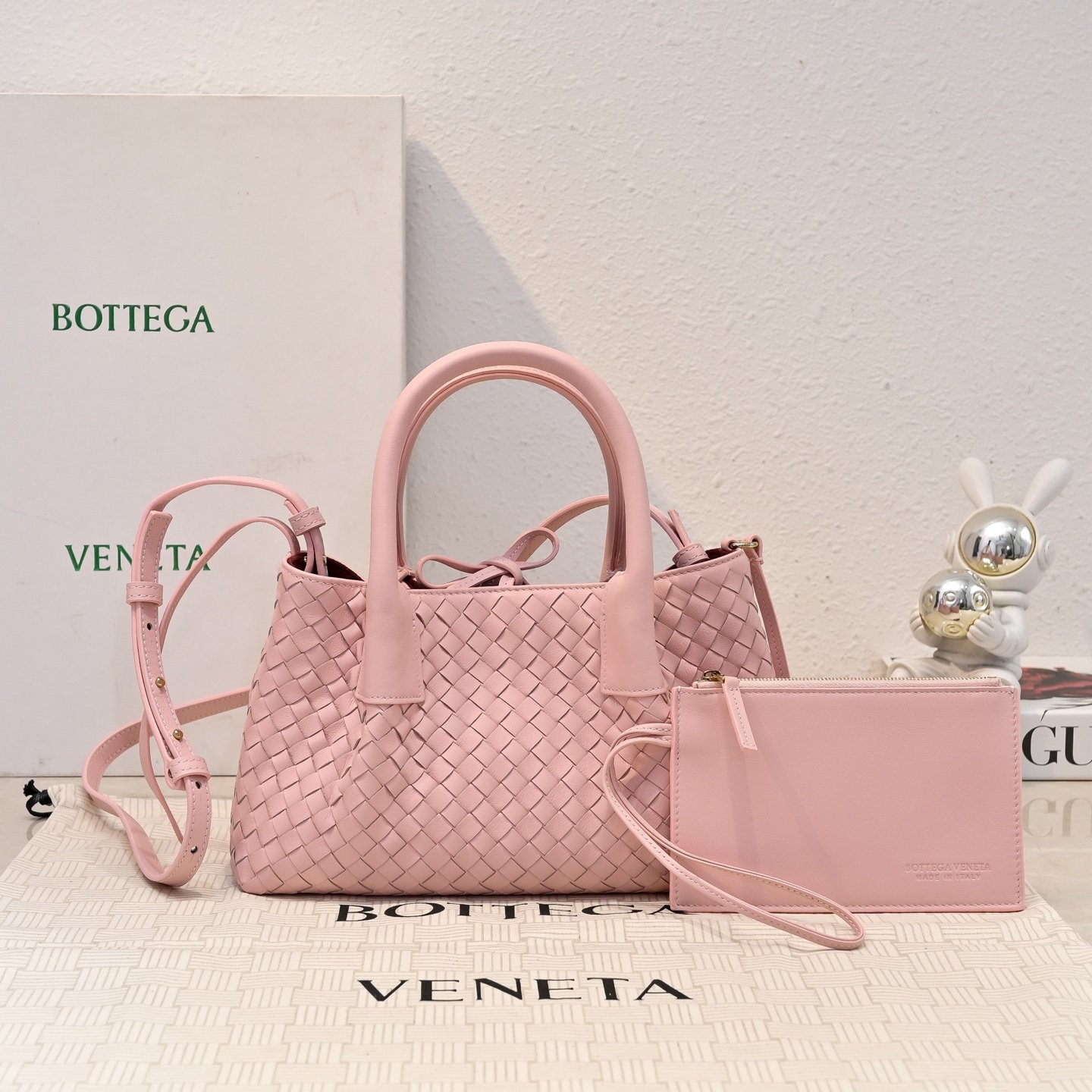 Bottega Veneta Small Pinacoteca Tote Bag B6060502 - Image 2