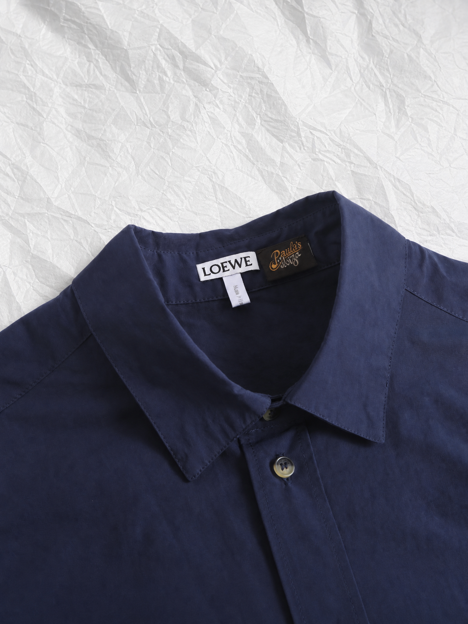 LOE Patched Bag Embroidered Short-Sleeved Shirt M6060601 - Image 4
