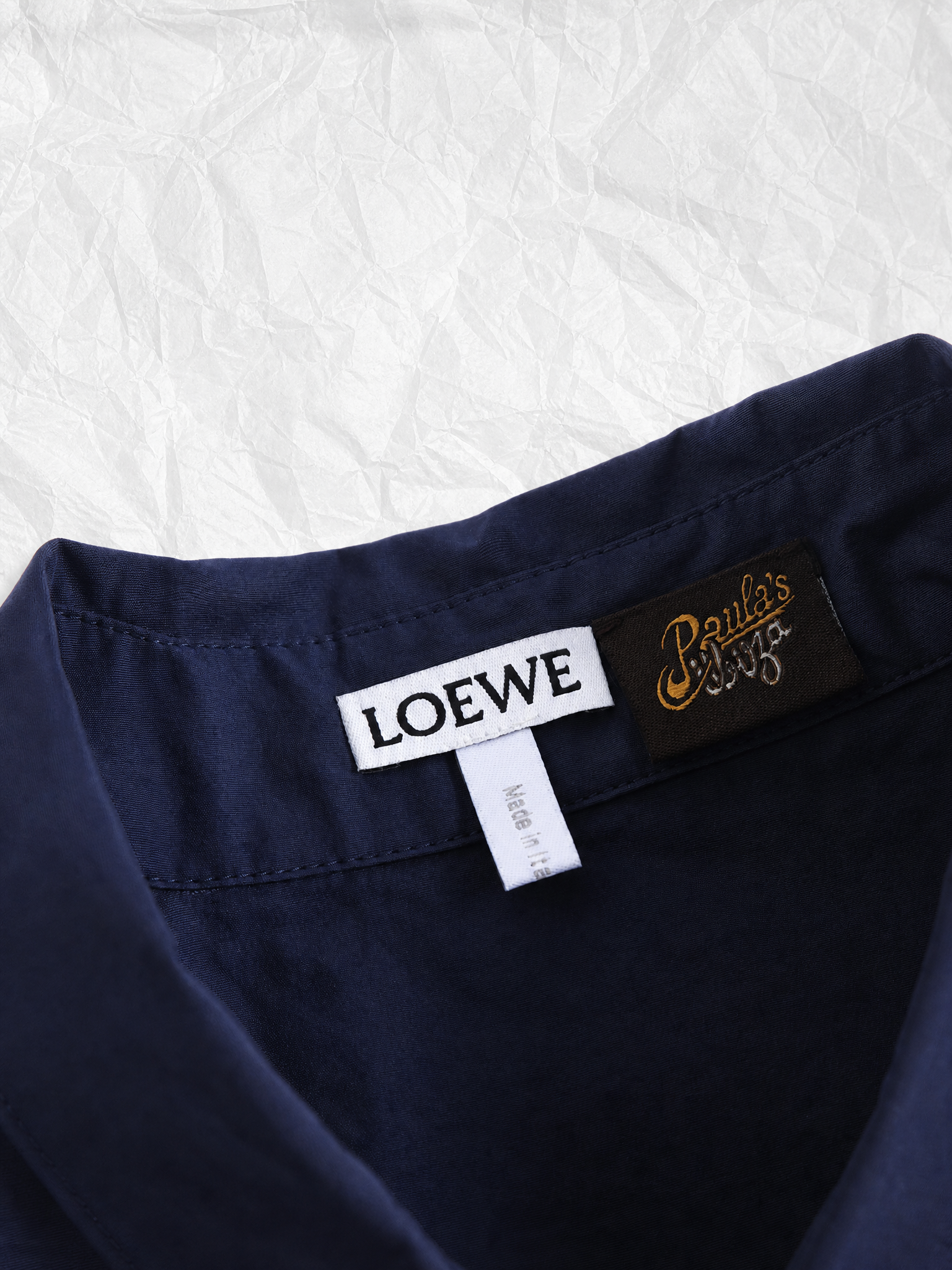 LOE Patched Bag Embroidered Short-Sleeved Shirt M6060601 - Image 5