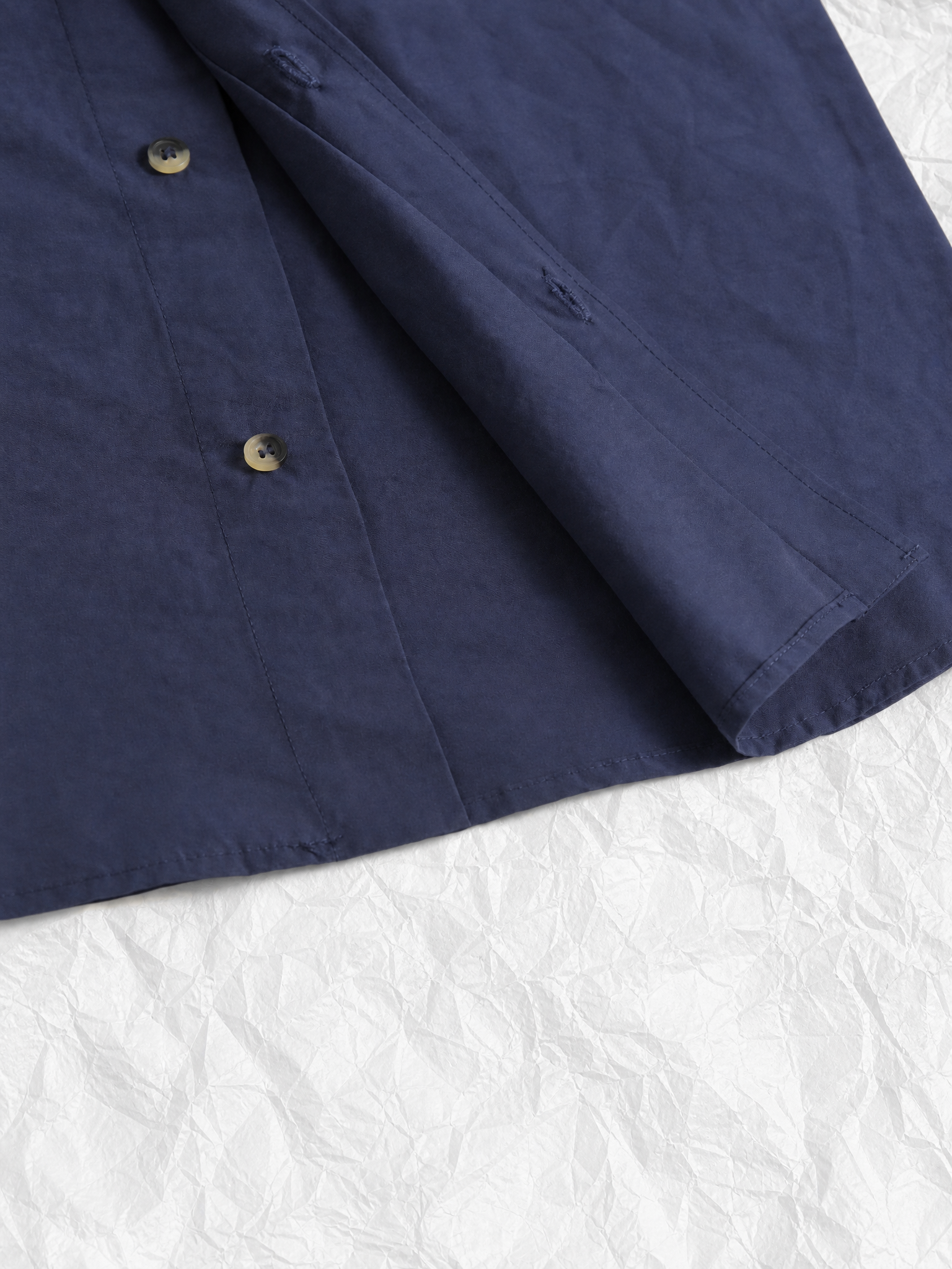 LOE Patched Bag Embroidered Short-Sleeved Shirt M6060601 - Image 7