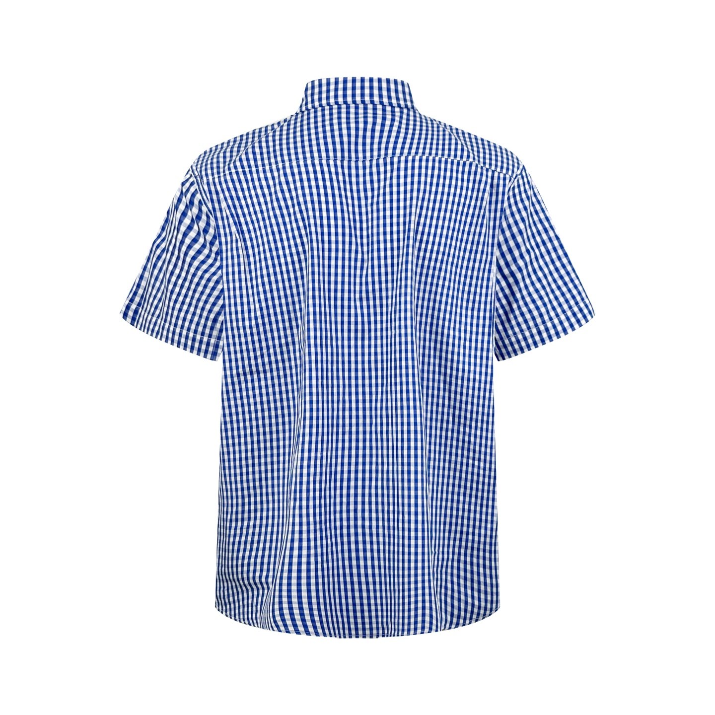 Loewe Anagram Embroidered Checkered Short-Sleeved Shirt M6060602 - Image 6