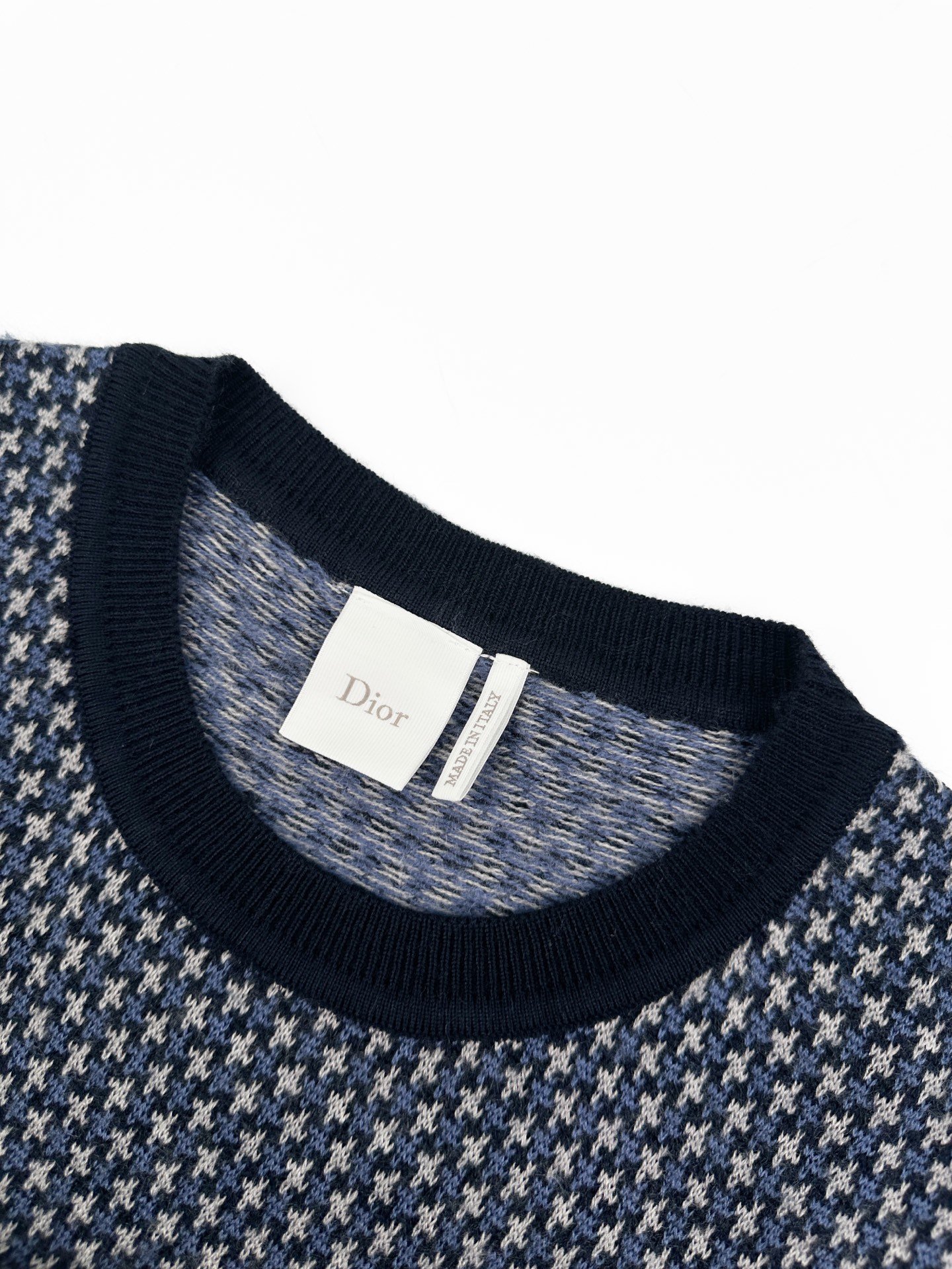 Dior jacquard embroidered short-sleeved sweater M6060604 - Image 7