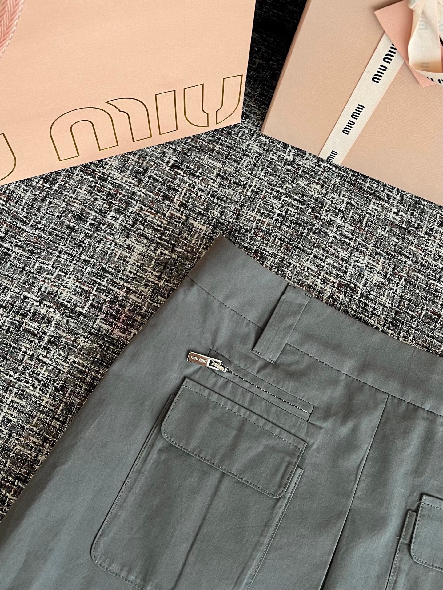Miu Miu workwear-style mini skirt W6060804 - Image 3