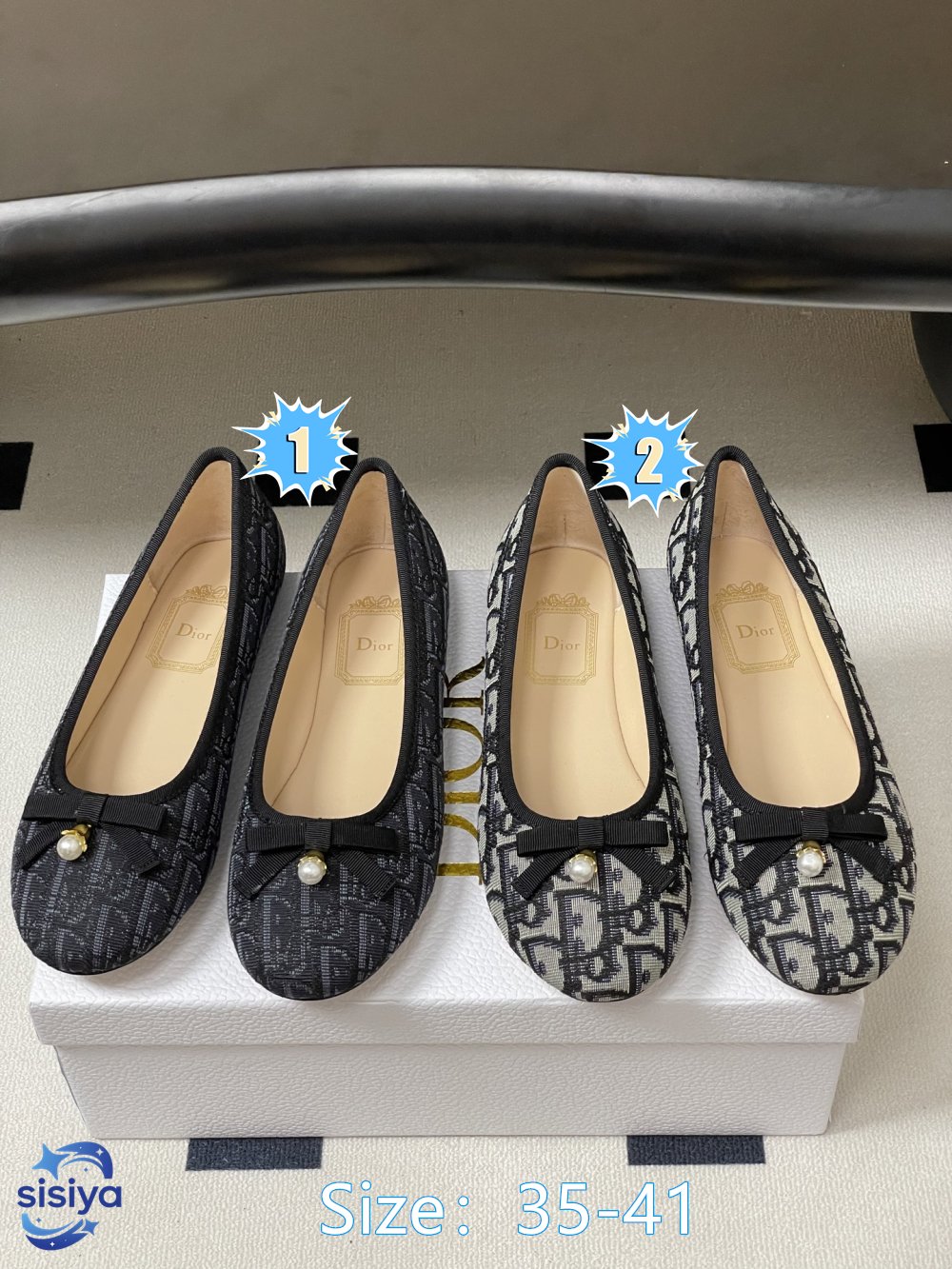 Dior Ballet Flat Deep B6060804