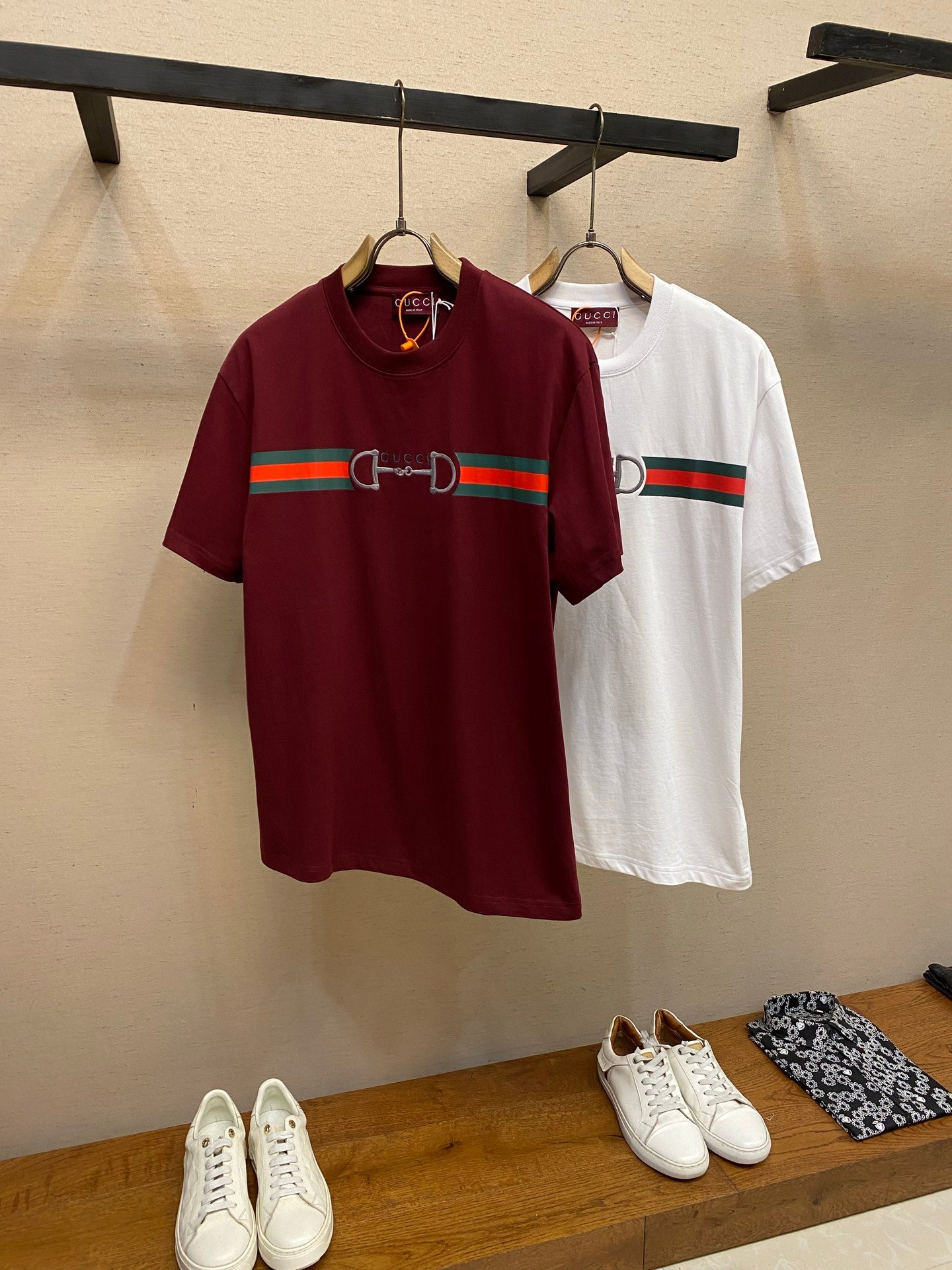 Gucci, horsebit fastening woven short-sleeved shirt M6061205 - Image 7