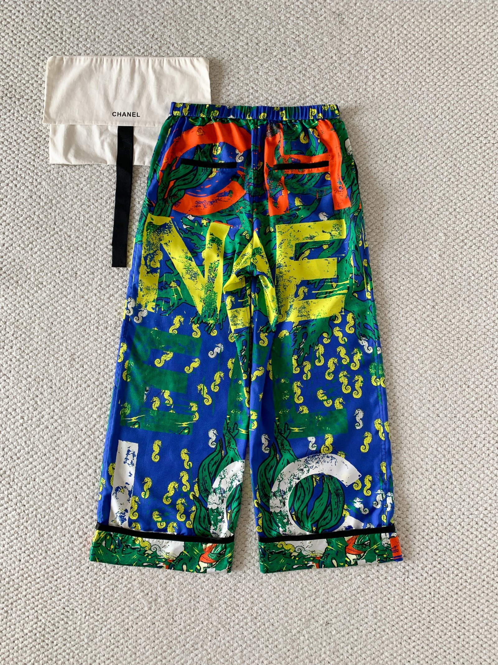 CHANEL 2026 Coco Beach Silk Wide Leg Pants W6061602