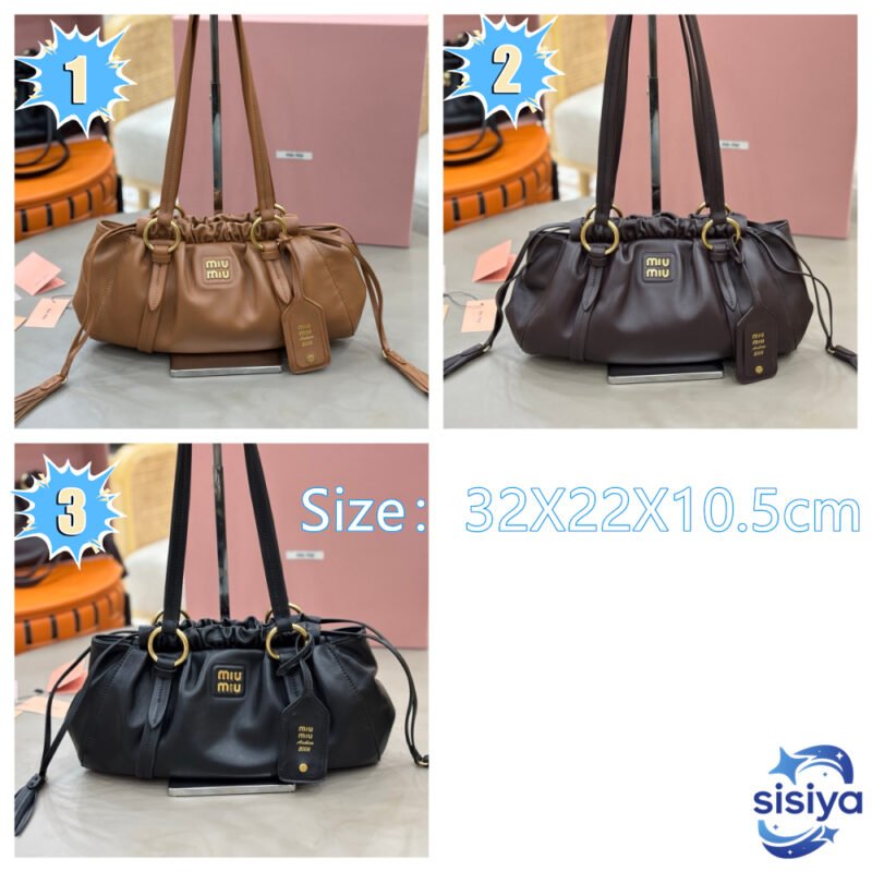 Miu Miu Joy Nappa Leather Shoulder Bag B6060404